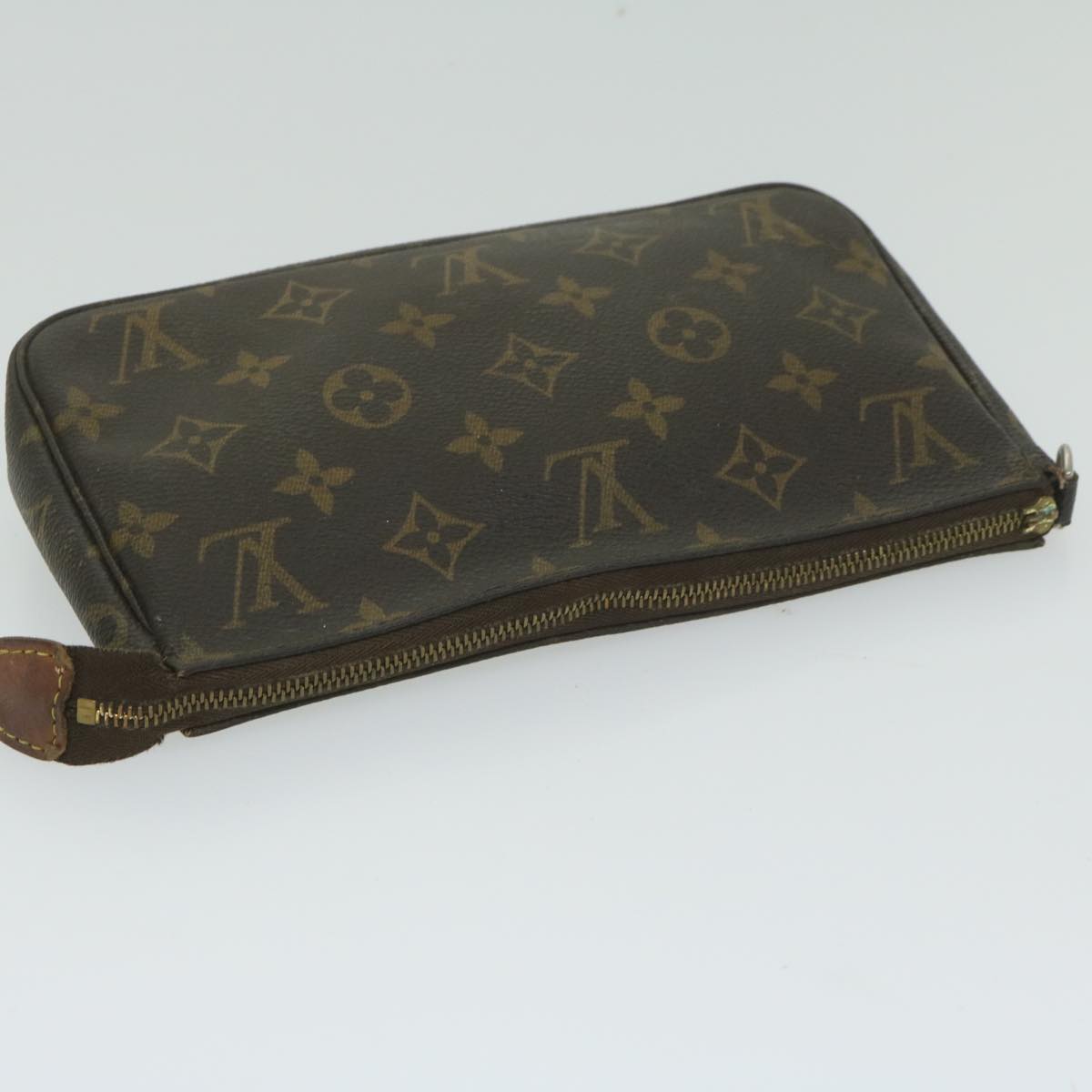 LOUIS VUITTON Monogram Pochette Accessoires Pouch M51980 LV Auth bs11201