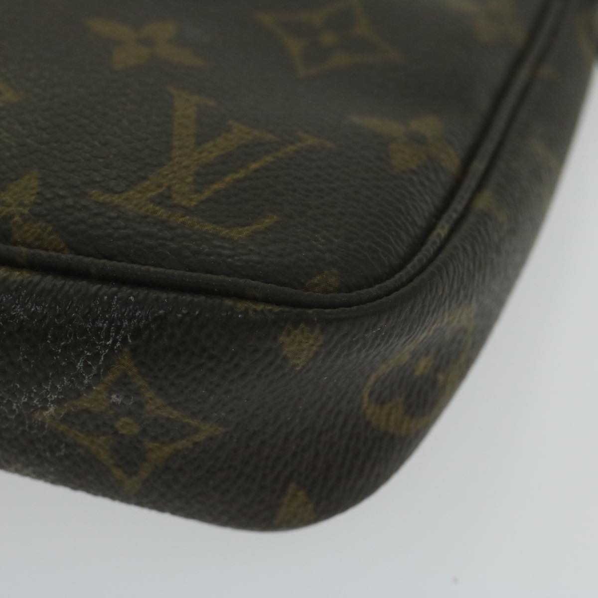 LOUIS VUITTON Monogram Pochette Accessoires Pouch M51980 LV Auth bs11201