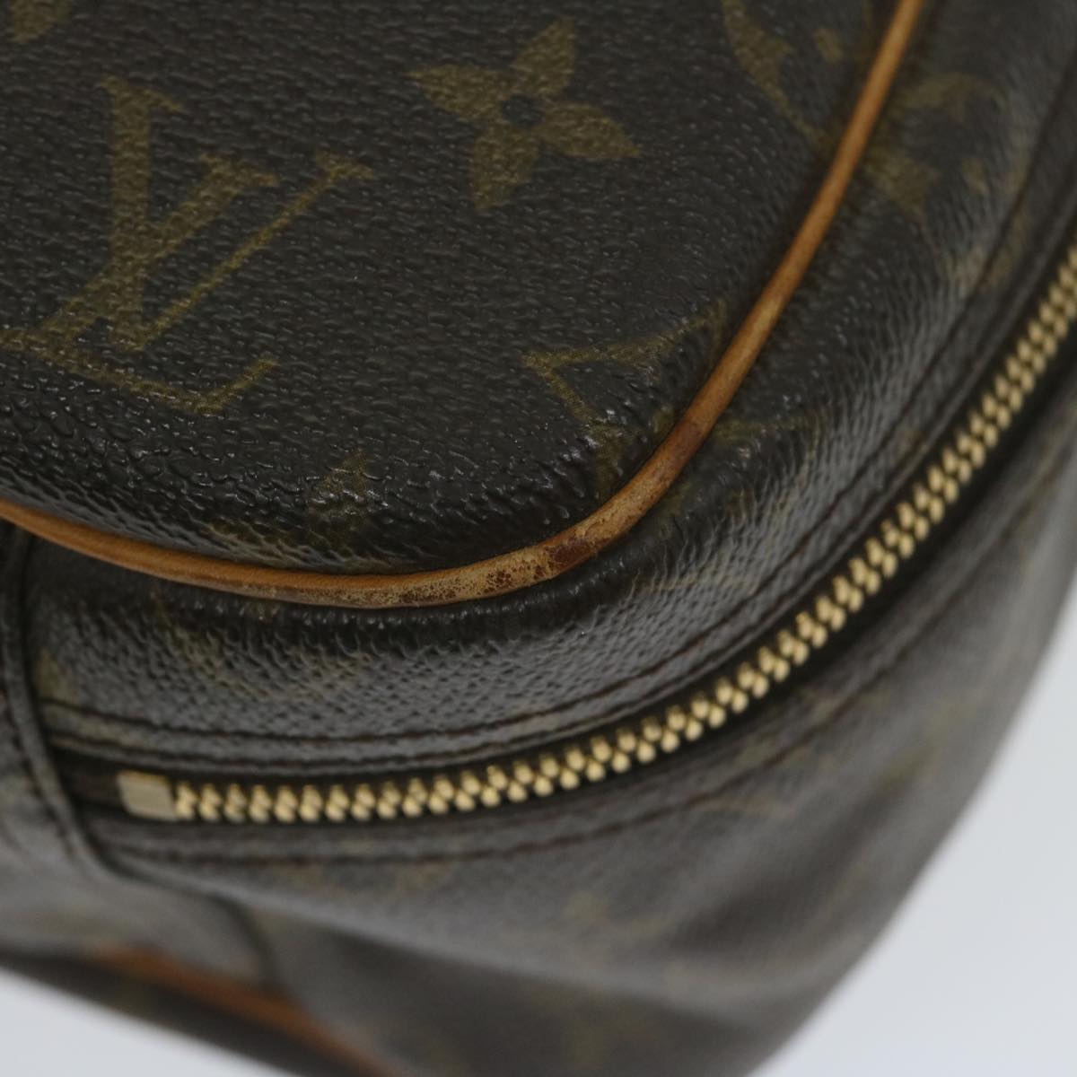 LOUIS VUITTON Monogram Excursion Hand Bag M41450 LV Auth bs11204