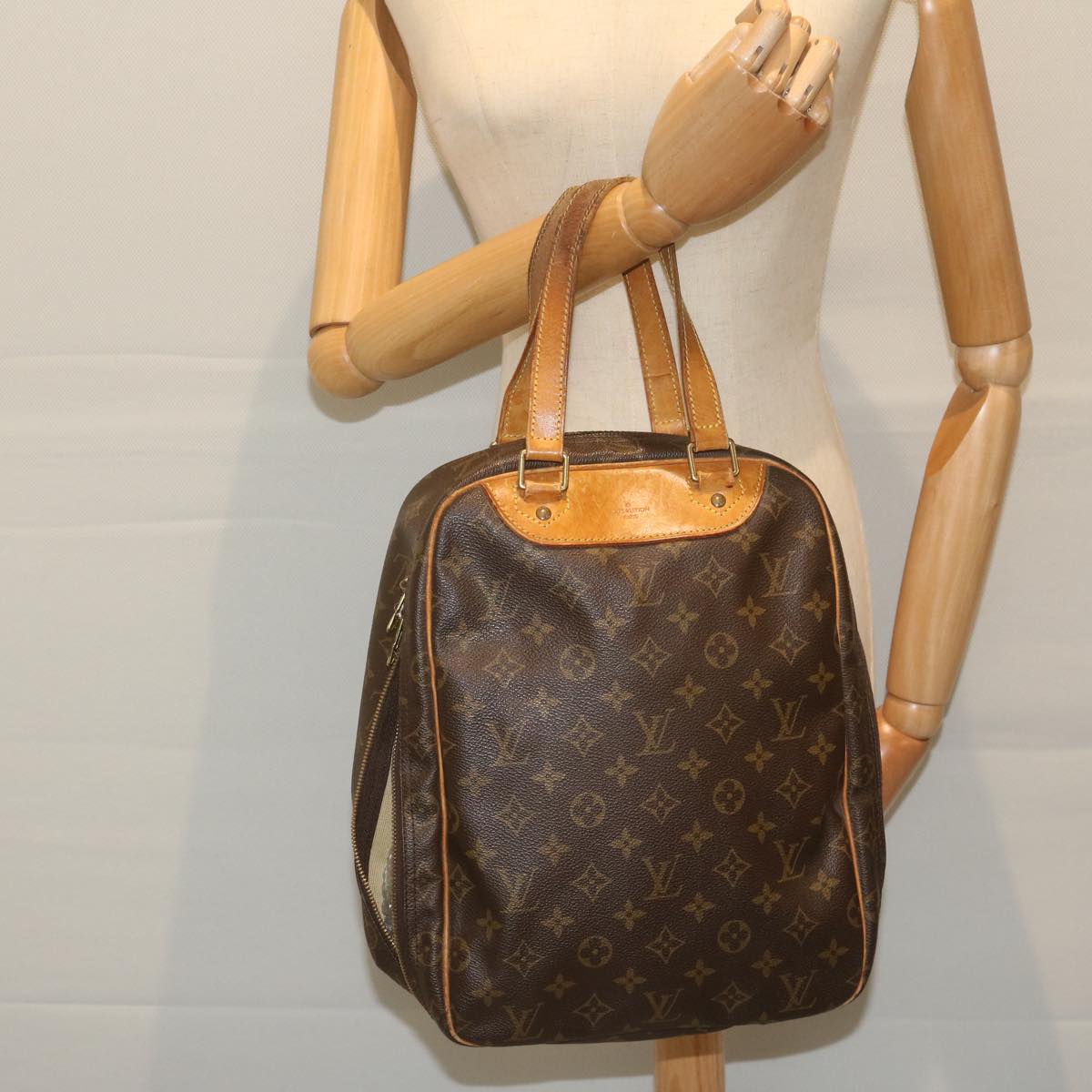 LOUIS VUITTON Monogram Excursion Hand Bag M41450 LV Auth bs11204