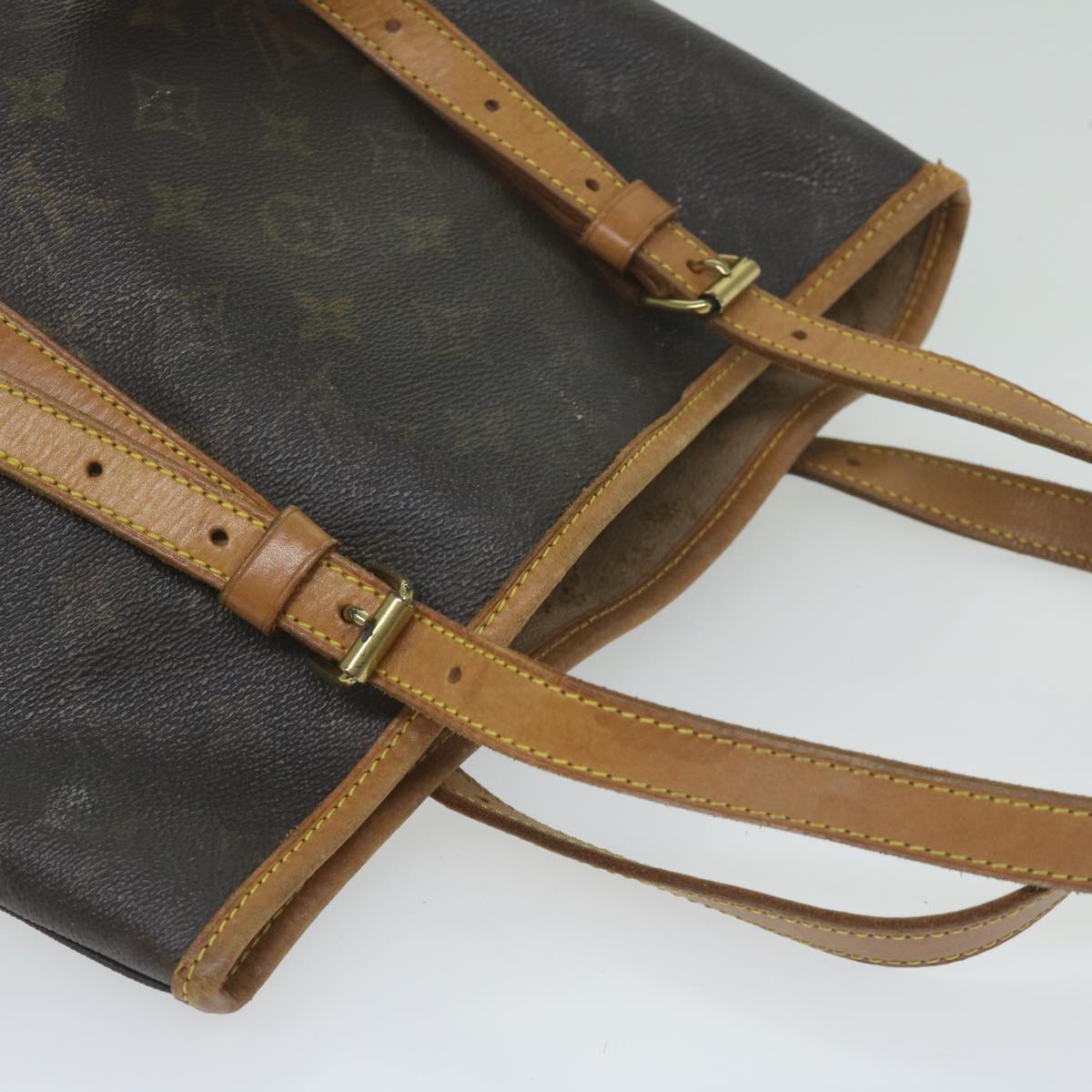 LOUIS VUITTON Monogram Bucket GM Shoulder Bag M42236 LV Auth bs11216