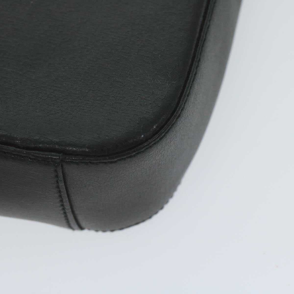 GIVENCHY Shoulder Bag Leather Black Auth bs11230