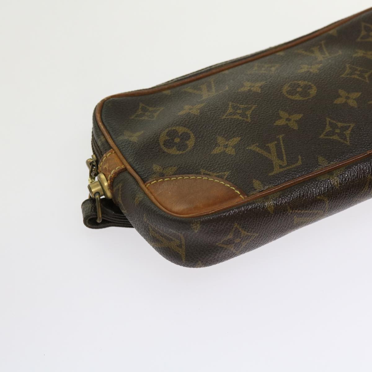 LOUIS VUITTON Monogram Marly Dragonne PM Clutch Bag M51827 LV Auth bs11239