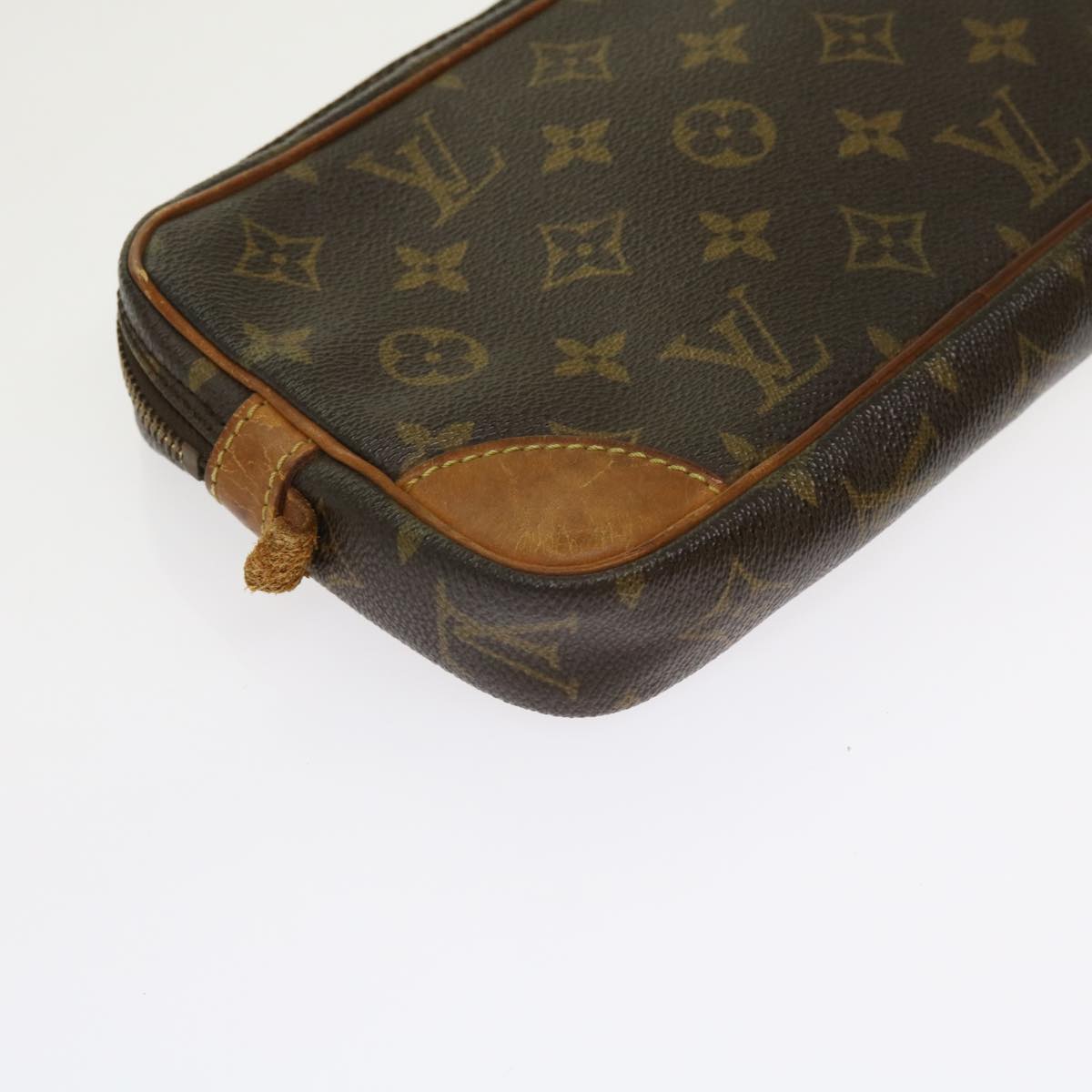 LOUIS VUITTON Monogram Marly Dragonne PM Clutch Bag M51827 LV Auth bs11239