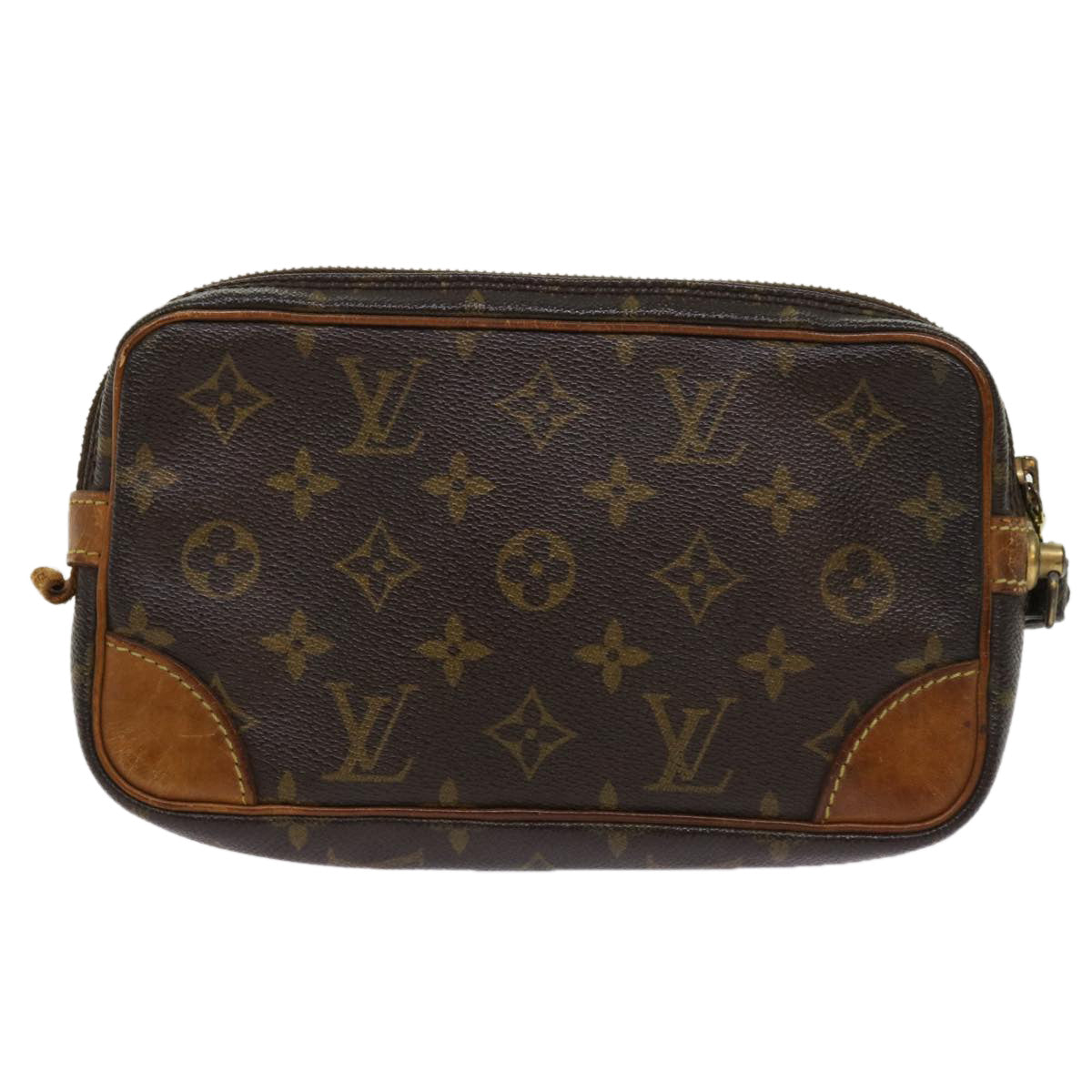 LOUIS VUITTON Monogram Marly Dragonne PM Clutch Bag M51827 LV Auth bs11239