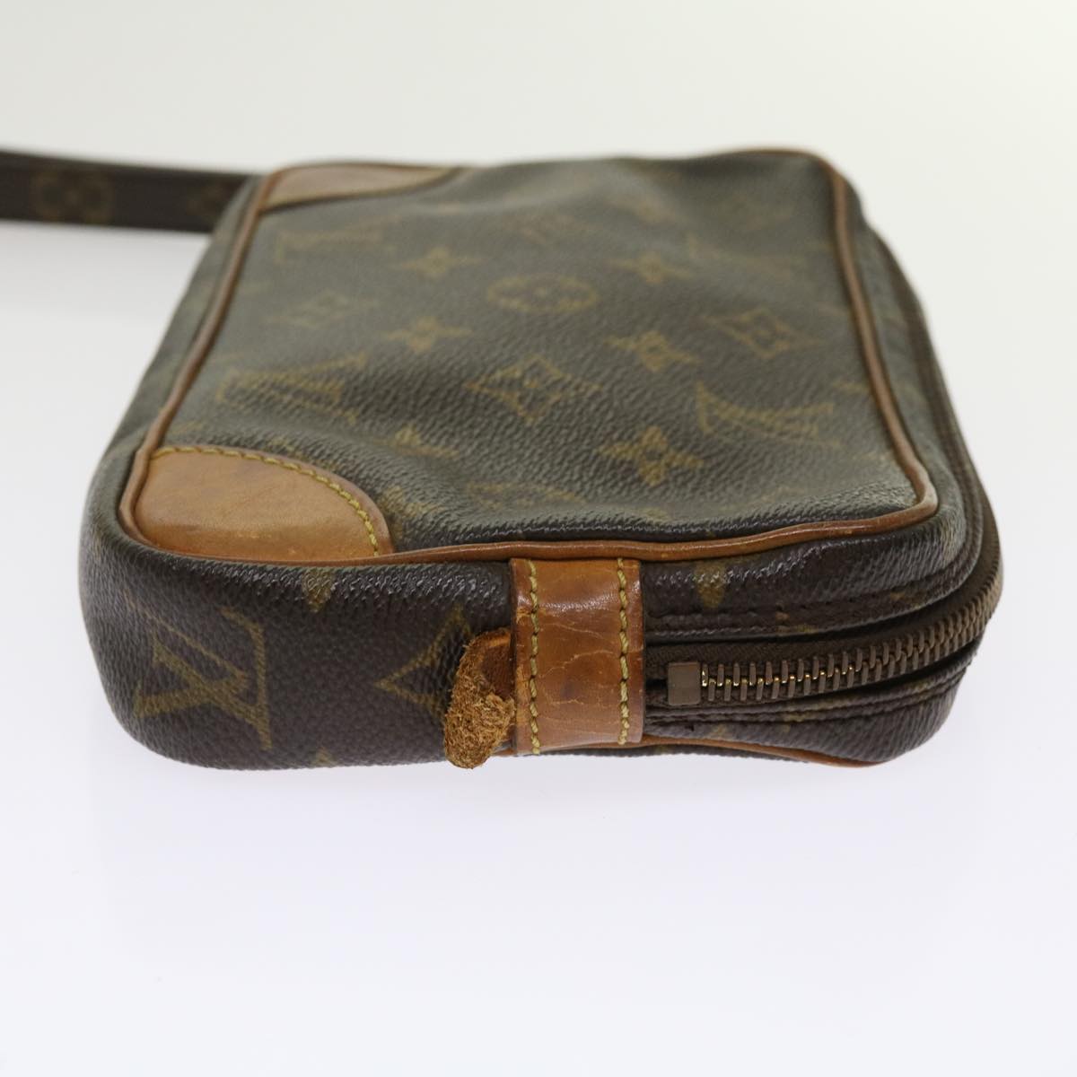 LOUIS VUITTON Monogram Marly Dragonne PM Clutch Bag M51827 LV Auth bs11239