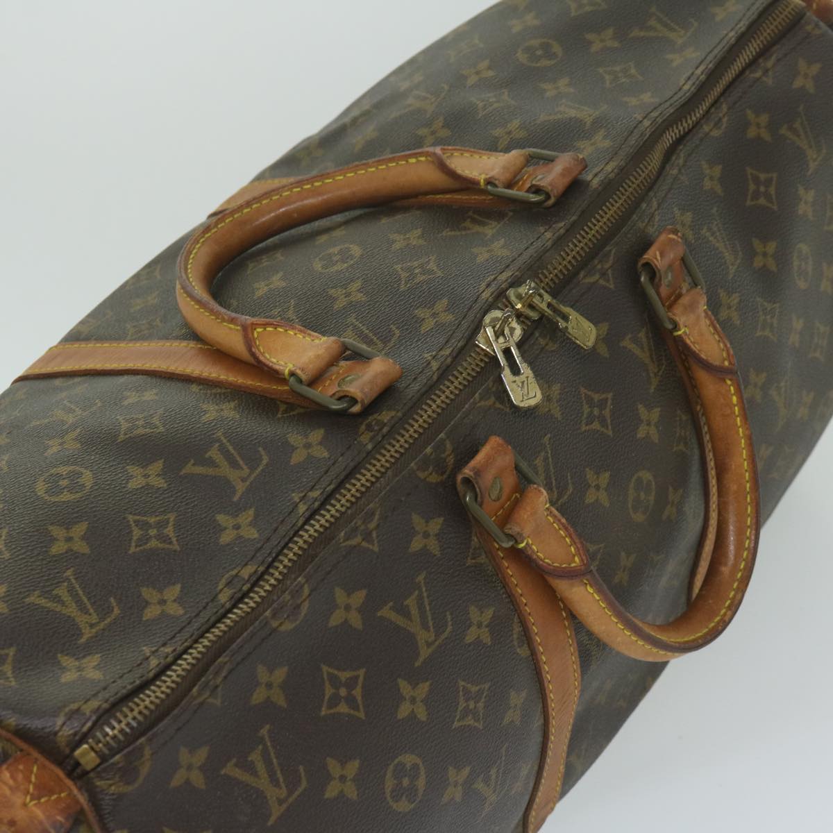 LOUIS VUITTON Monogram Keepall 50 Boston Bag M41426 LV Auth bs11253