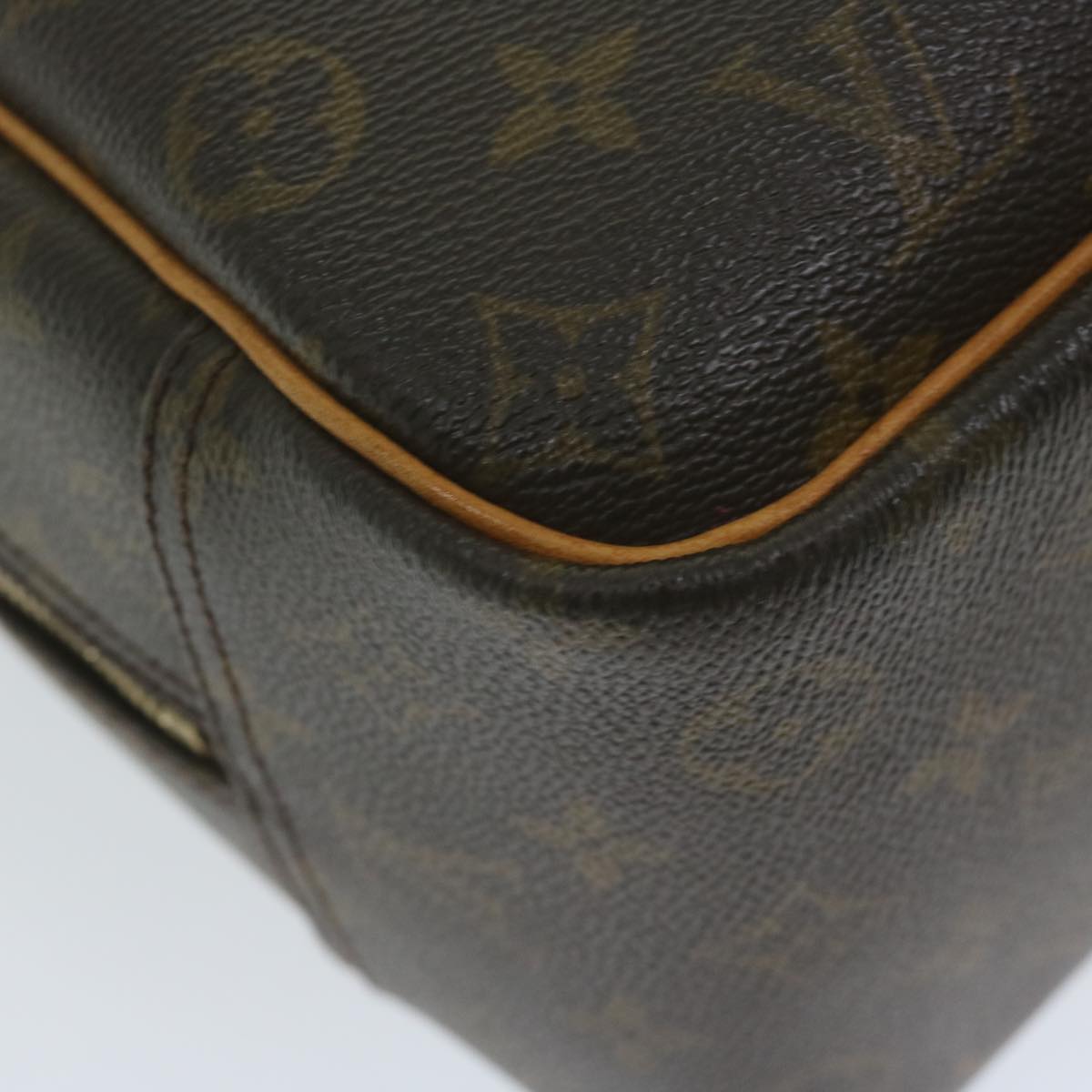 LOUIS VUITTON Monogram Deauville Hand Bag M47270 LV Auth bs11274