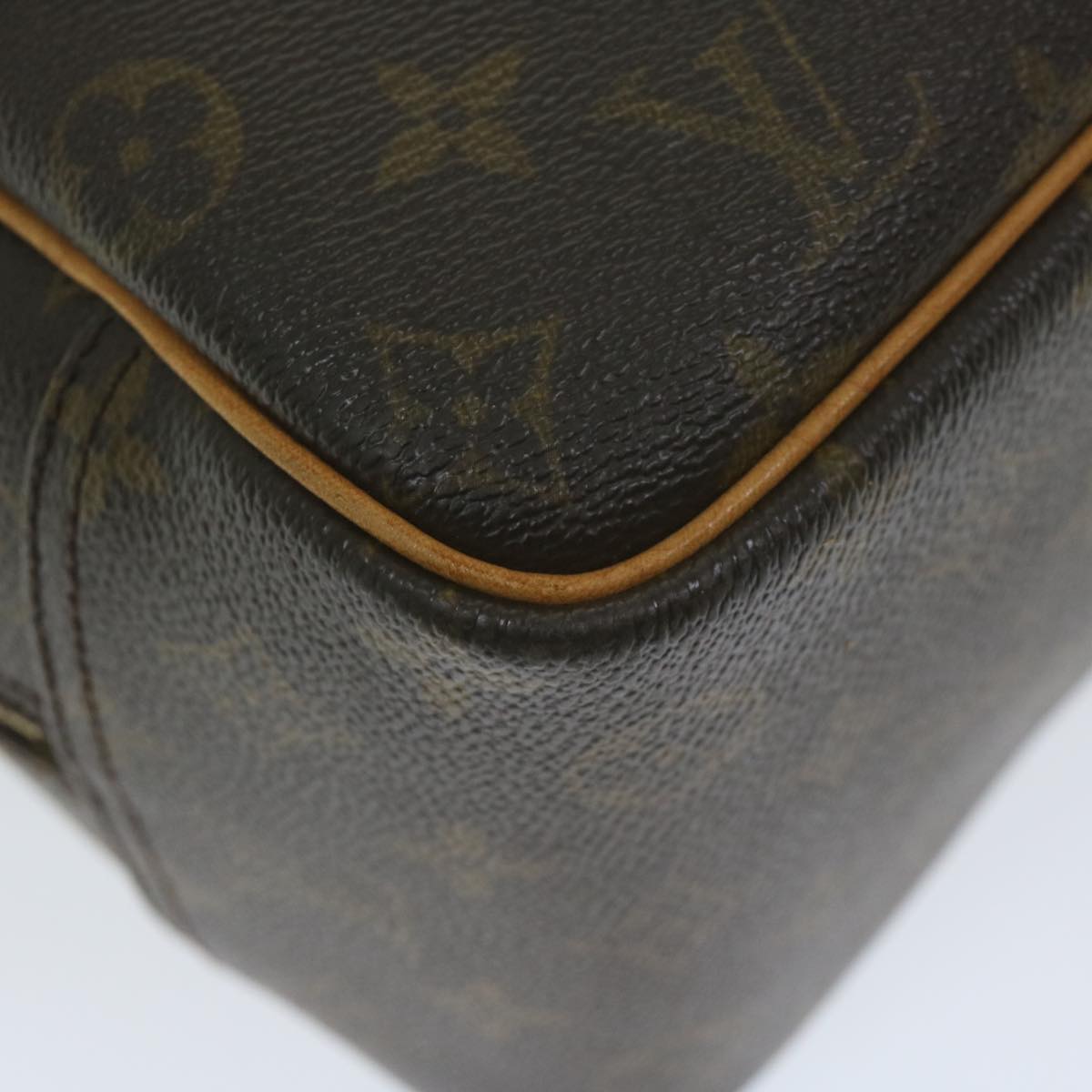 LOUIS VUITTON Monogram Deauville Hand Bag M47270 LV Auth bs11274