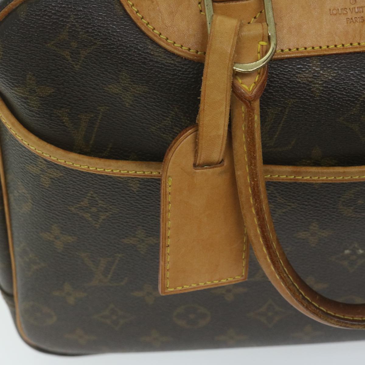 LOUIS VUITTON Monogram Deauville Hand Bag M47270 LV Auth bs11274