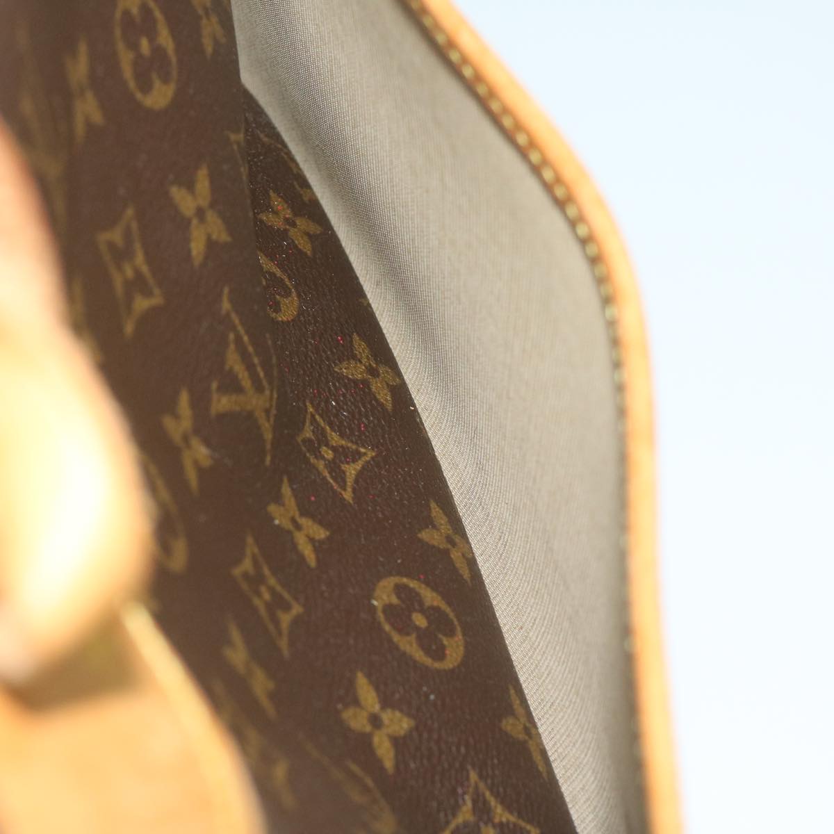 LOUIS VUITTON Monogram Deauville Hand Bag M47270 LV Auth bs11274