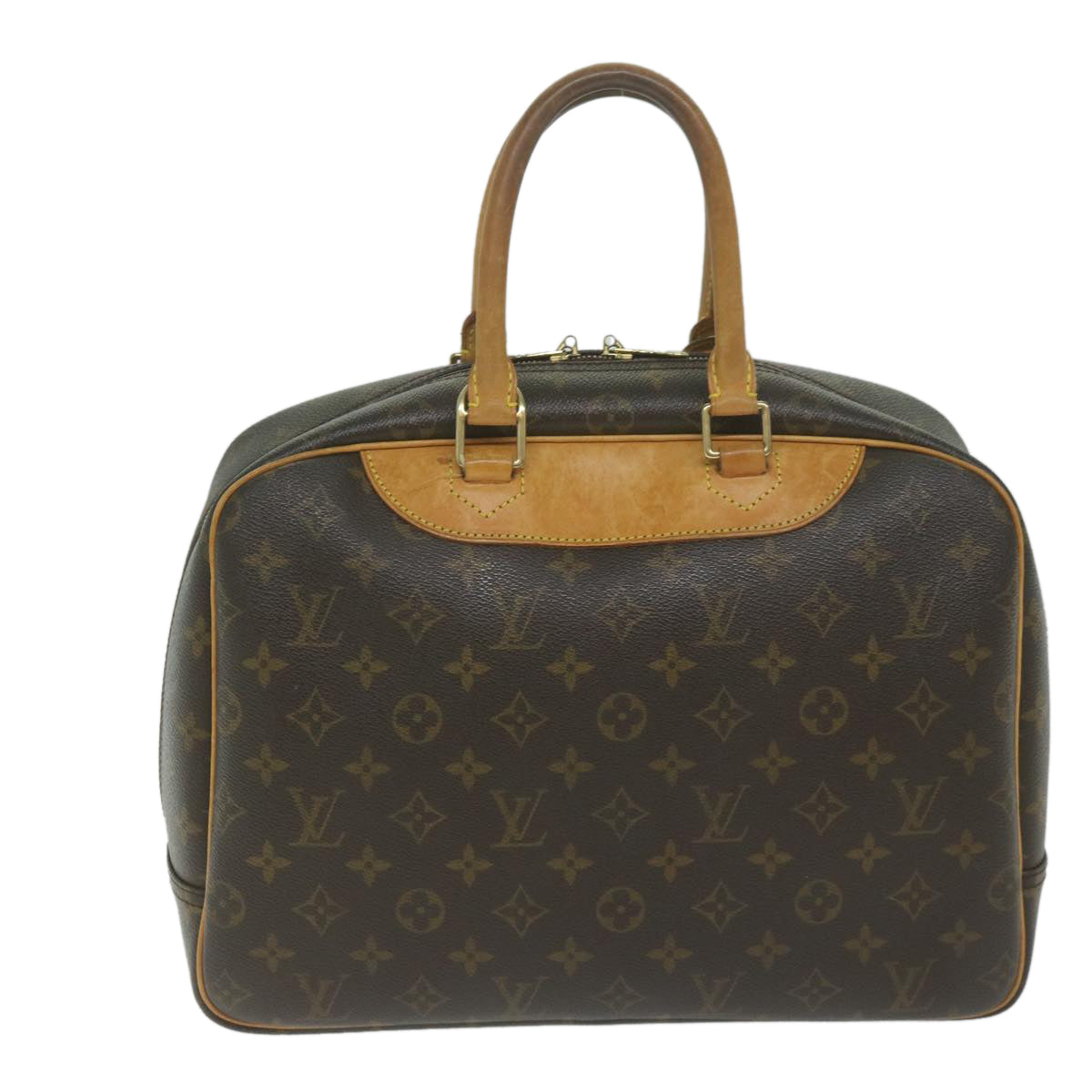 LOUIS VUITTON Monogram Deauville Hand Bag M47270 LV Auth bs11274