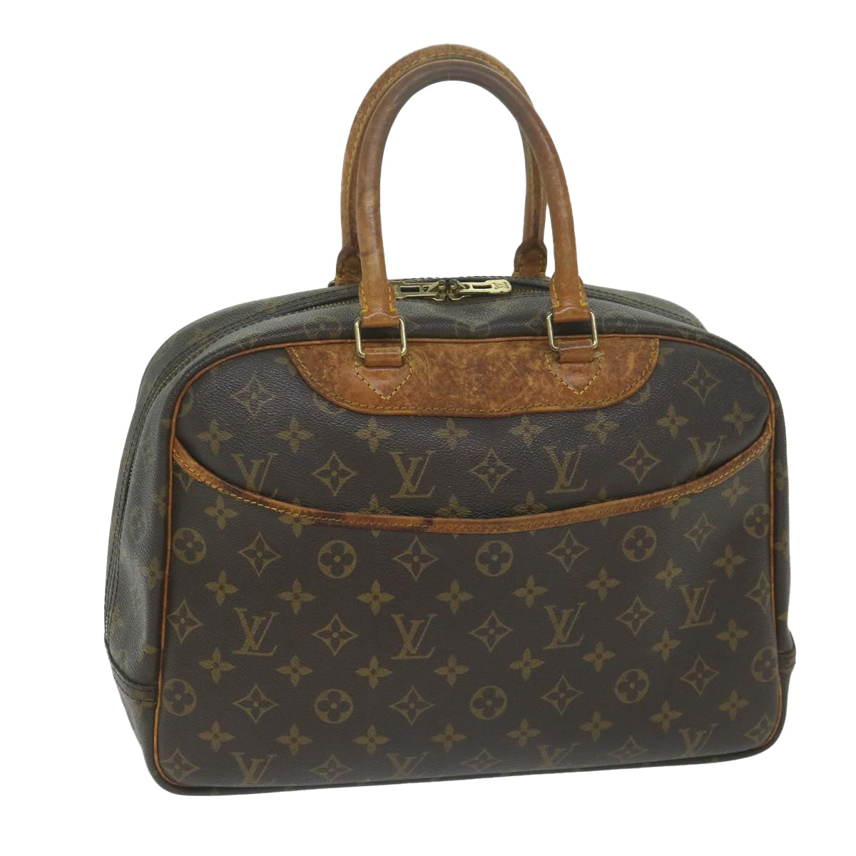 LOUIS VUITTON Monogram Deauville Hand Bag M47270 LV Auth bs11286