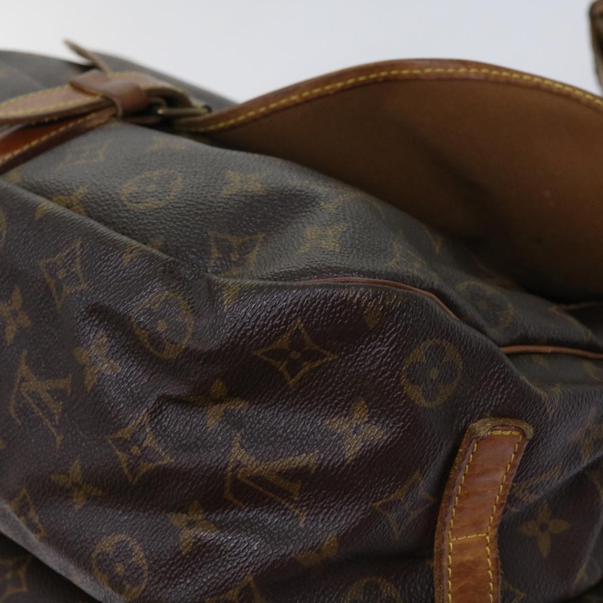 LOUIS VUITTON Monogram Saumur 35 Shoulder Bag M42254 LV Auth bs11335