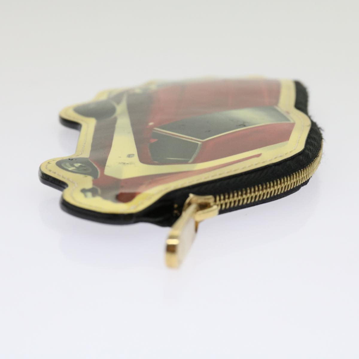 LOUIS VUITTON Vernis Porte Monnaie Voiture Coin Purse Red M50420 LV Auth bs11339