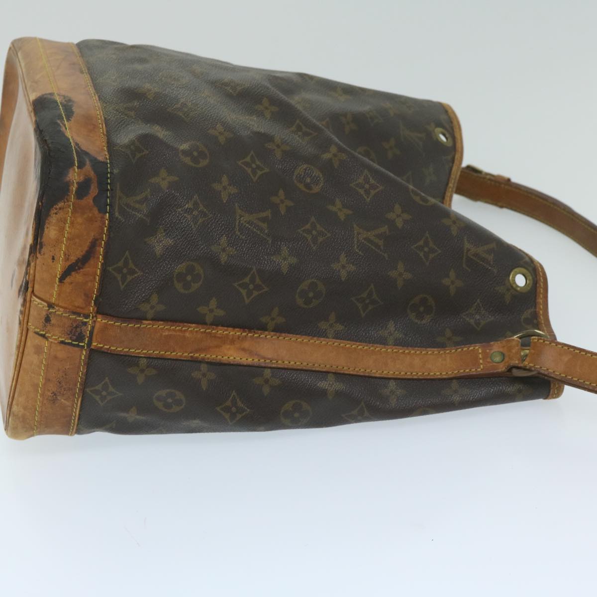 LOUIS VUITTON Monogram Noe Shoulder Bag M42224 LV Auth bs11345