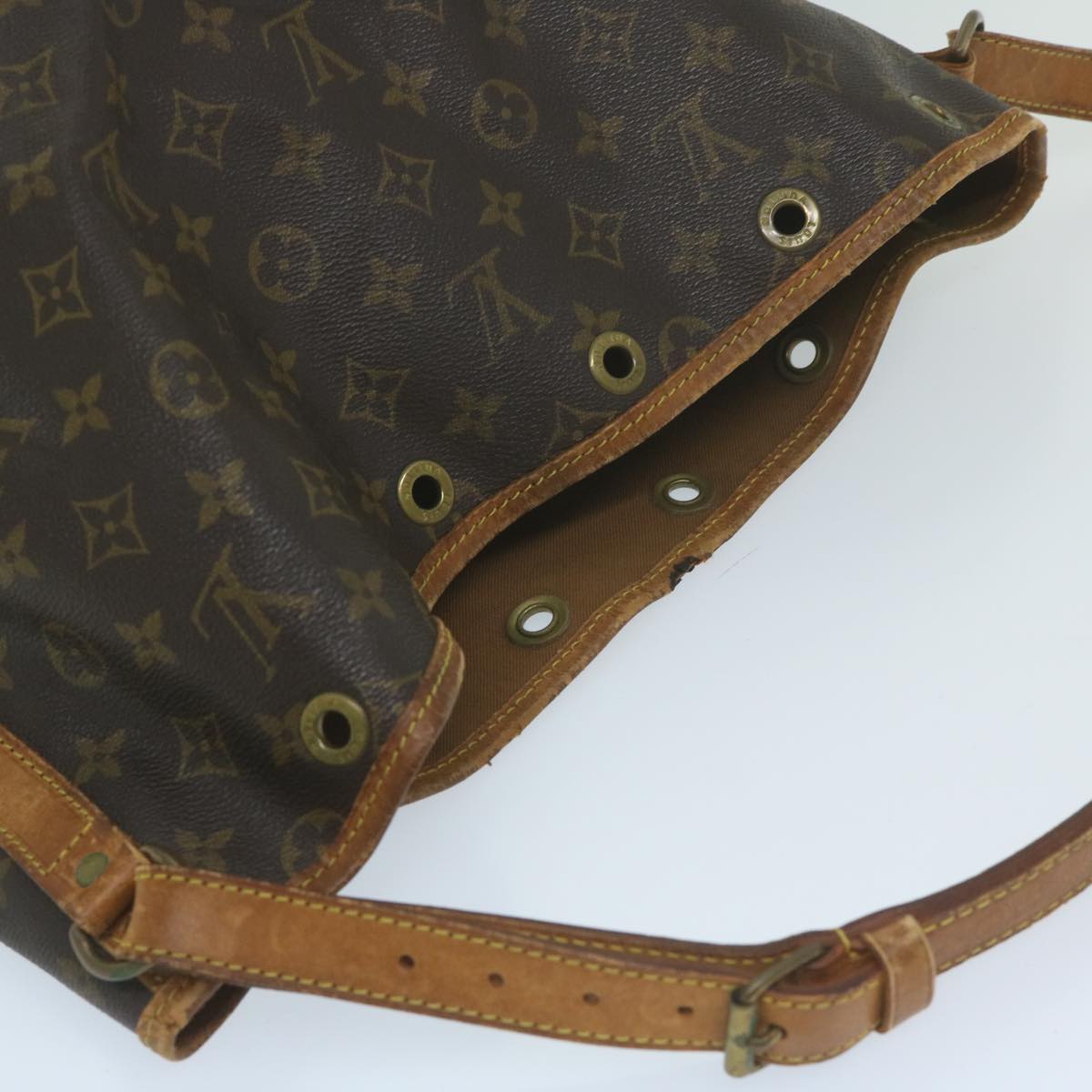 LOUIS VUITTON Monogram Noe Shoulder Bag M42224 LV Auth bs11345