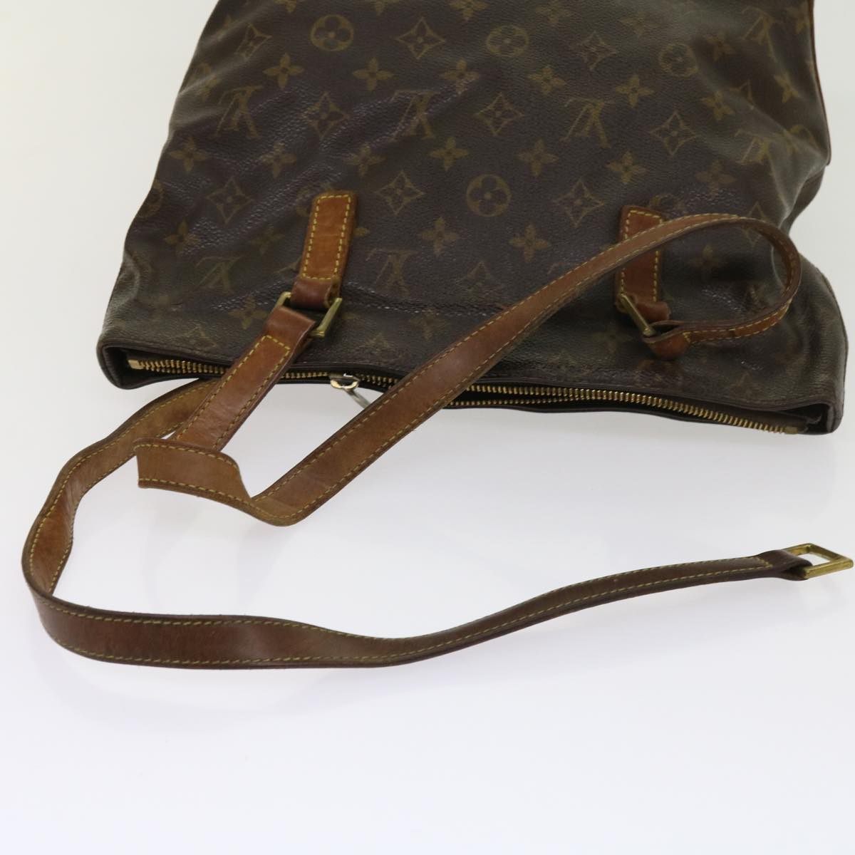 LOUIS VUITTON Monogram Cabas Piano Tote Bag M51148 LV Auth bs11357