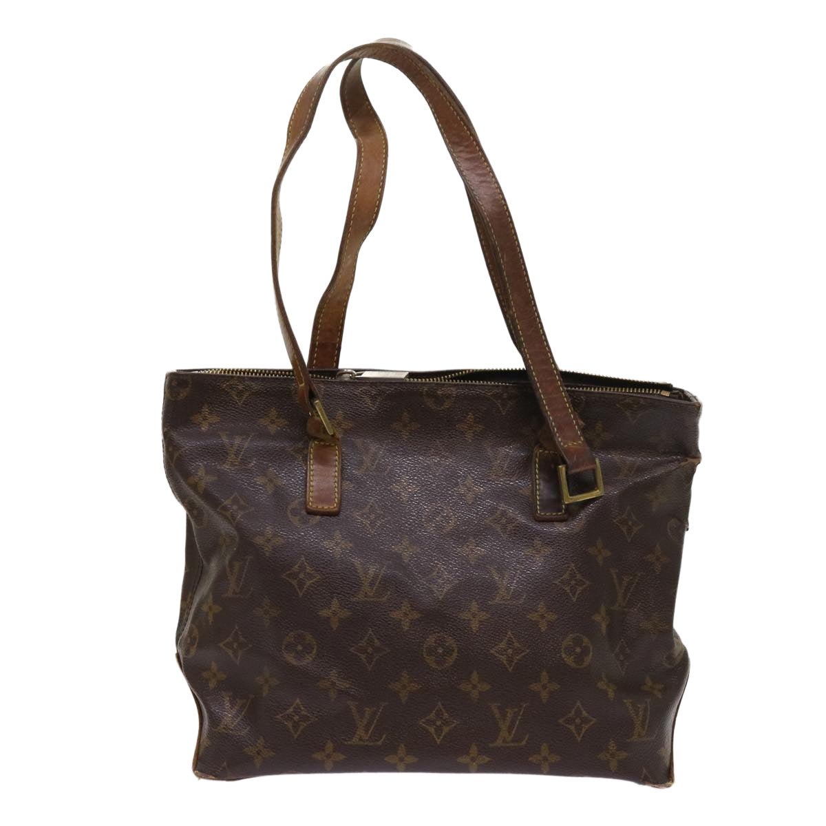 LOUIS VUITTON Monogram Cabas Piano Tote Bag M51148 LV Auth bs11357