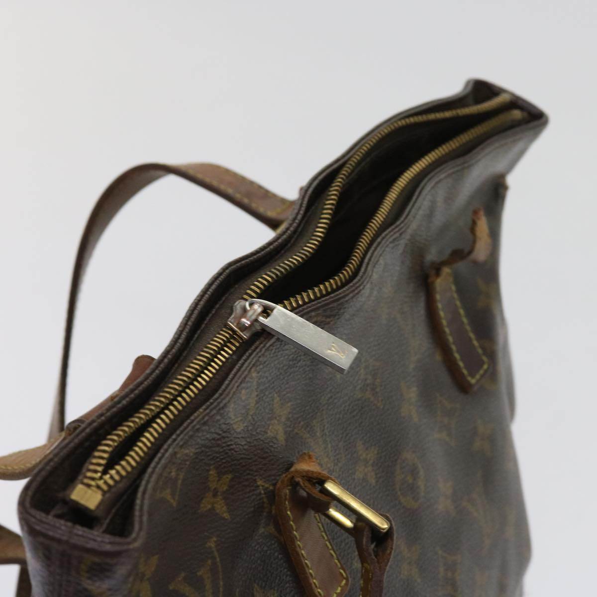 LOUIS VUITTON Monogram Cabas Piano Tote Bag M51148 LV Auth bs11357