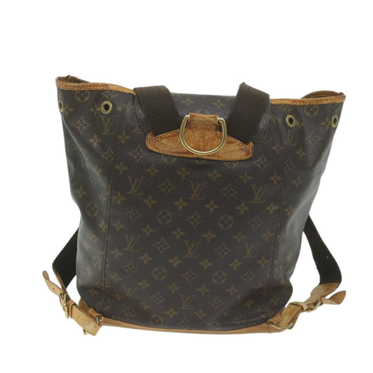 LOUIS VUITTON Monogram Montsouris GM Backpack M51135 LV Auth bs11364