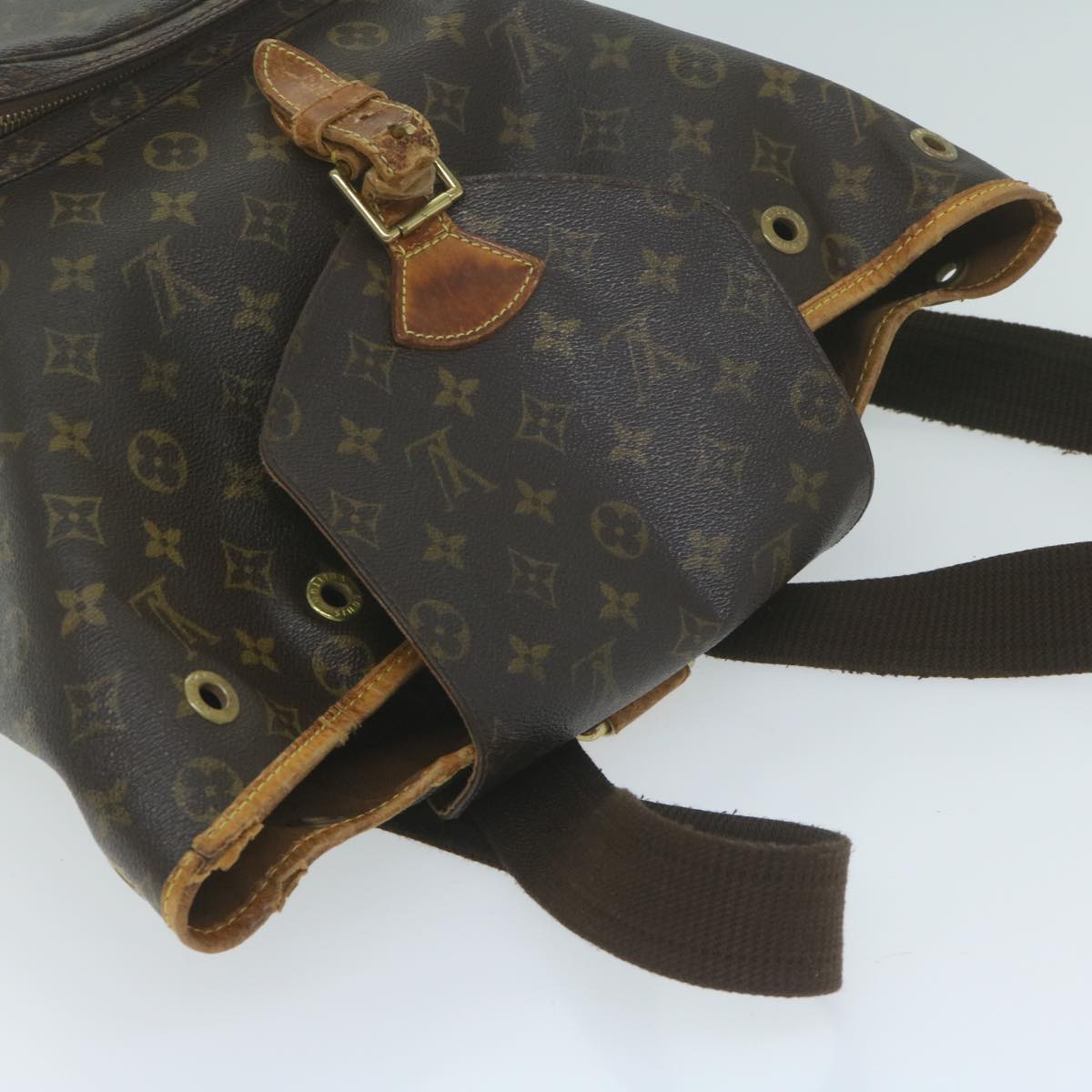 LOUIS VUITTON Monogram Montsouris GM Backpack M51135 LV Auth bs11364