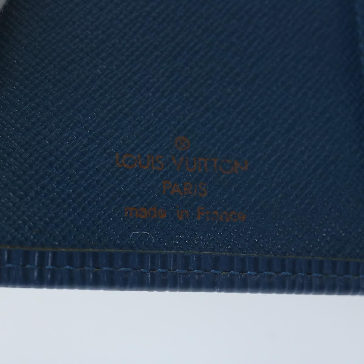 LOUIS VUITTON Epi Portefeuille Viennois Wallet Toledo Blue M63245 Auth bs11373