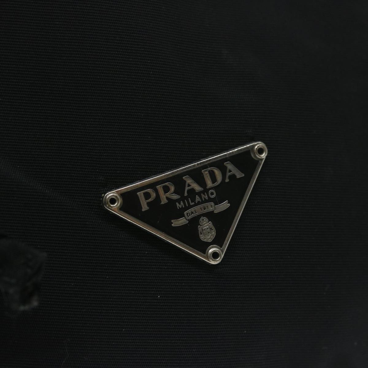 PRADA Pouch Nylon Black Auth bs11414