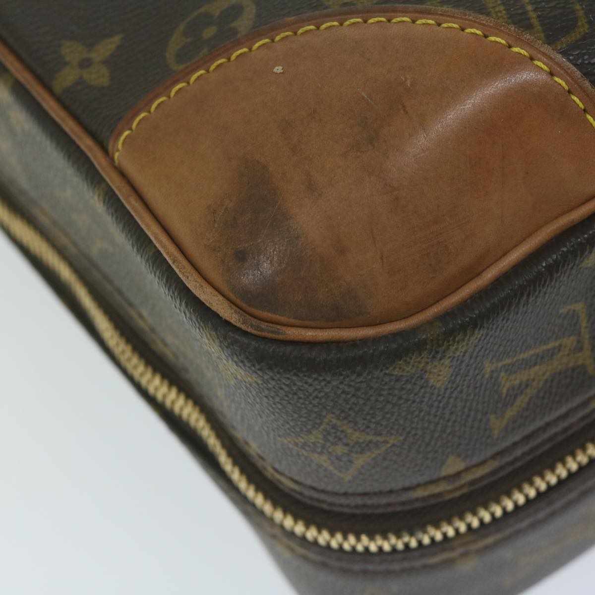 LOUIS VUITTON Monogram Sirius 50 Boston Bag M41406 LV Auth bs11497