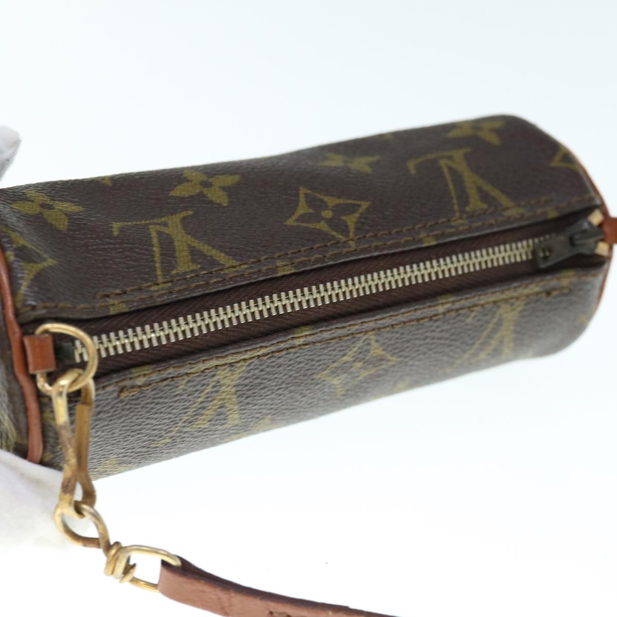 LOUIS VUITTON Monogram Papillon Pouch LV Auth bs11507