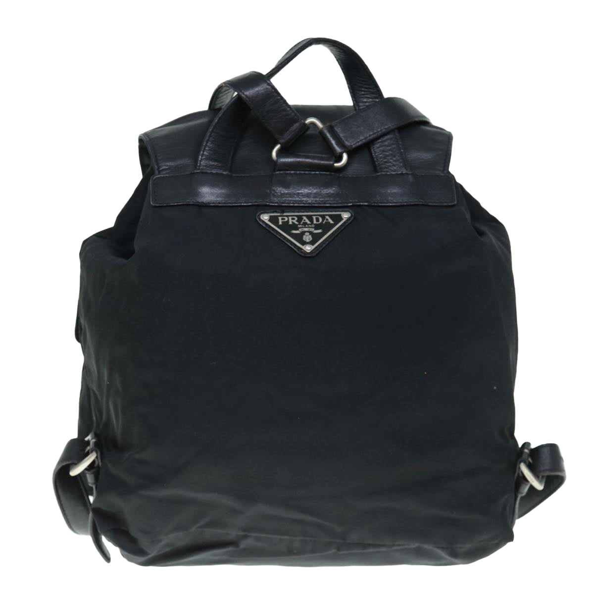 PRADA Backpack Nylon Black Auth bs11548