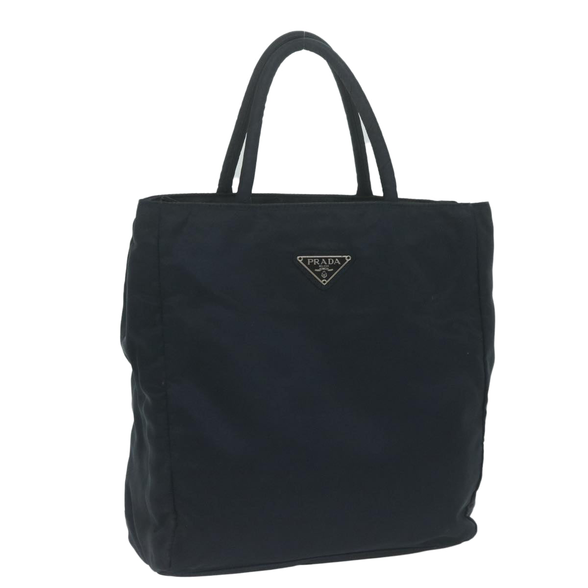 PRADA Hand Bag Nylon Navy Auth bs11556