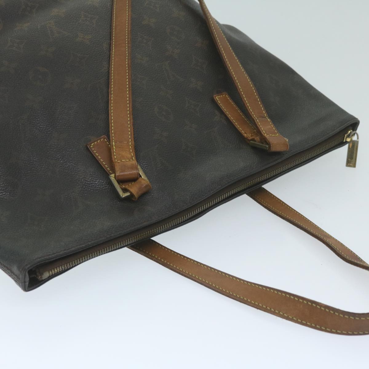 LOUIS VUITTON Monogram Cabas Mezzo Tote Bag M51151 LV Auth bs11575