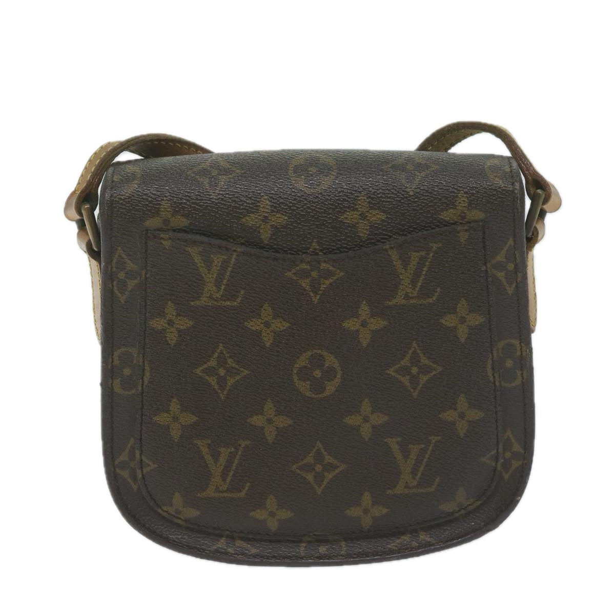 LOUIS VUITTON Monogram Saint Cloud PM Shoulder Bag M51244 LV Auth bs11582