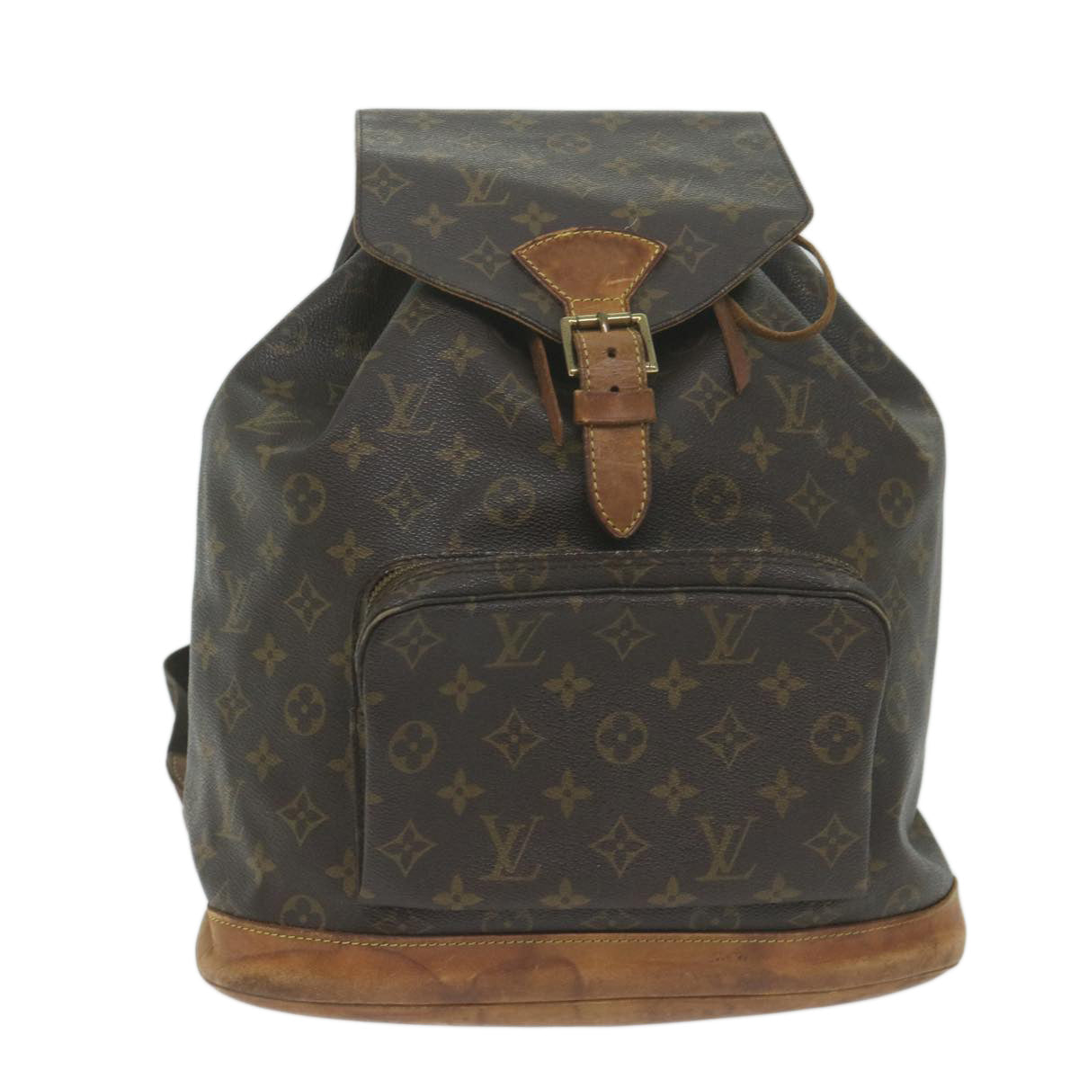 LOUIS VUITTON Monogram Montsouris GM Backpack M51135 LV Auth bs11600