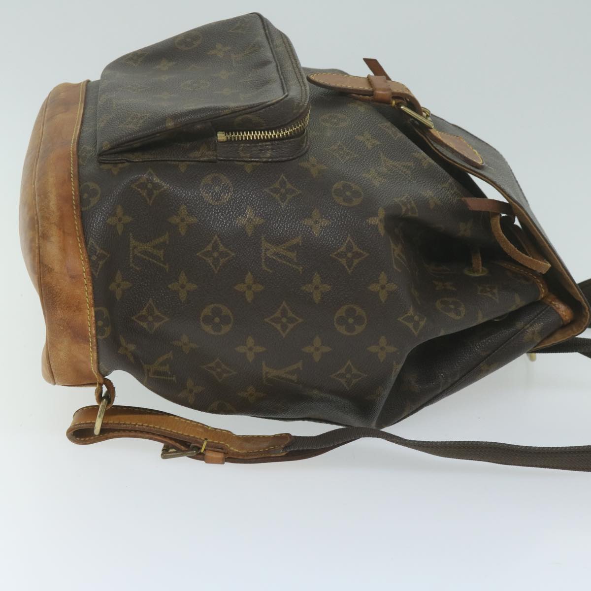 LOUIS VUITTON Monogram Montsouris GM Backpack M51135 LV Auth bs11600