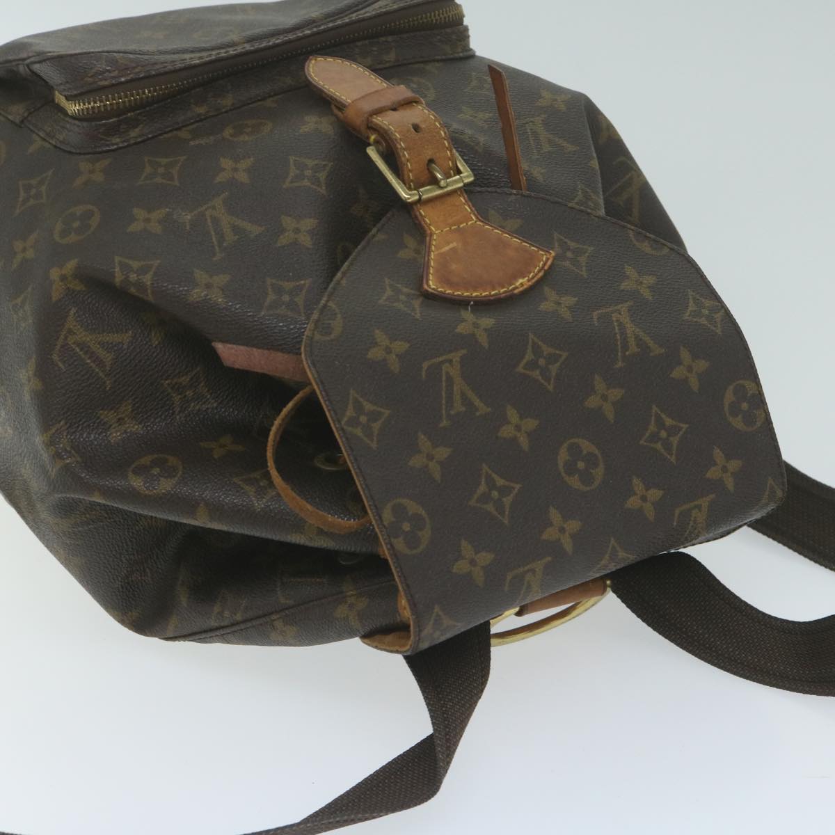 LOUIS VUITTON Monogram Montsouris GM Backpack M51135 LV Auth bs11600