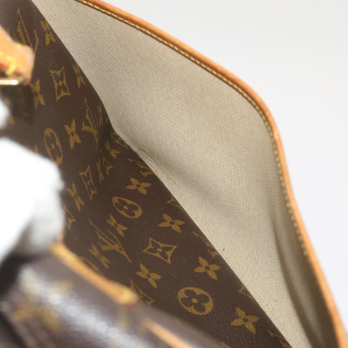 LOUIS VUITTON Monogram Deauville Hand Bag M47270 LV Auth bs11610