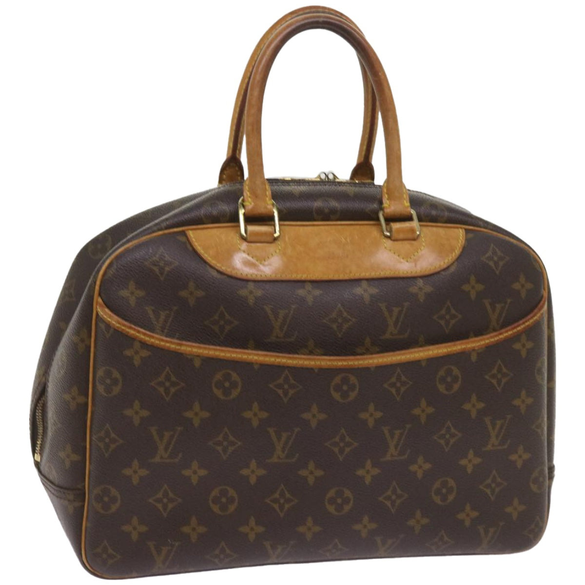 LOUIS VUITTON Monogram Deauville Hand Bag M47270 LV Auth bs11610