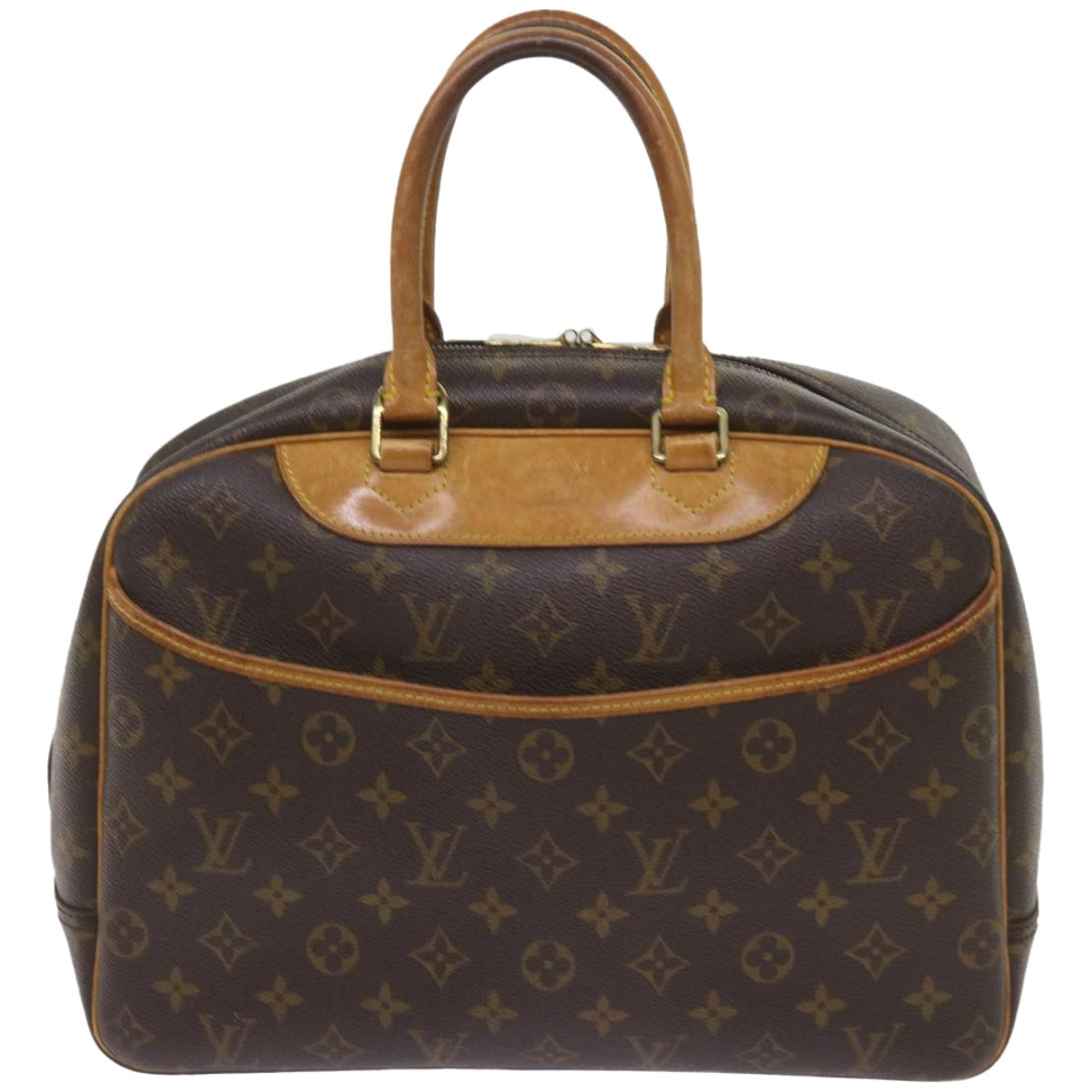 LOUIS VUITTON Monogram Deauville Hand Bag M47270 LV Auth bs11610