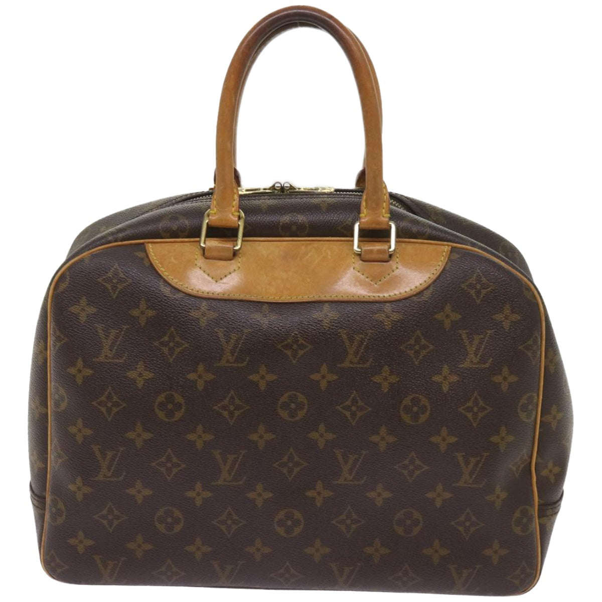 LOUIS VUITTON Monogram Deauville Hand Bag M47270 LV Auth bs11610