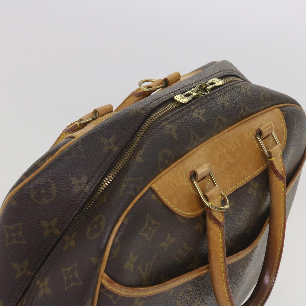 LOUIS VUITTON Monogram Deauville Hand Bag M47270 LV Auth bs11610