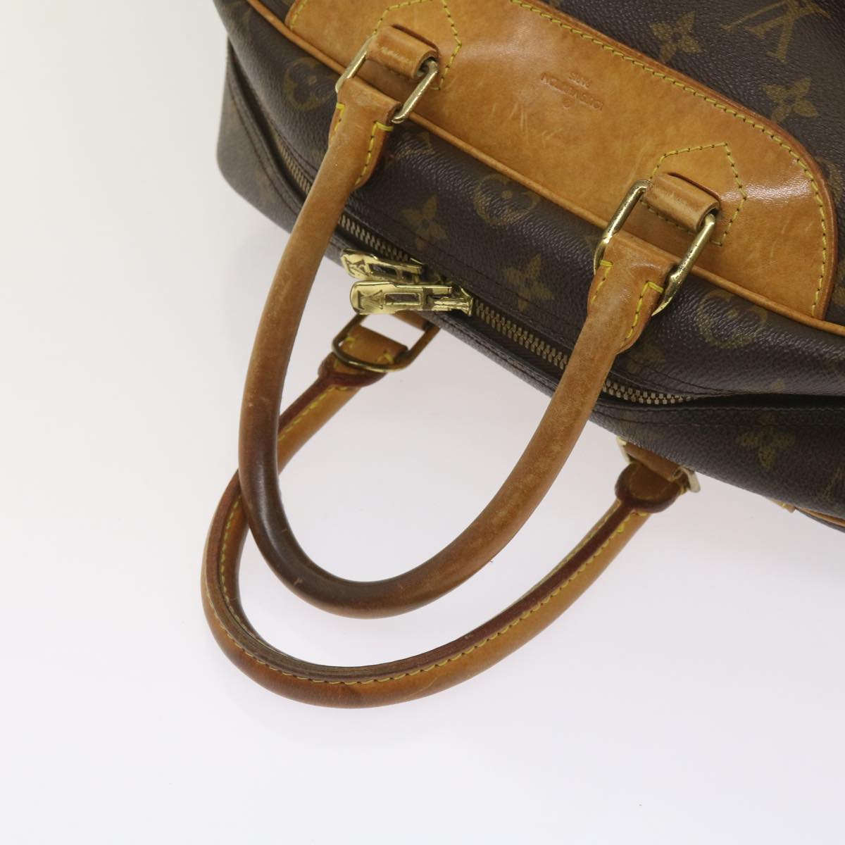 LOUIS VUITTON Monogram Deauville Hand Bag M47270 LV Auth bs11610