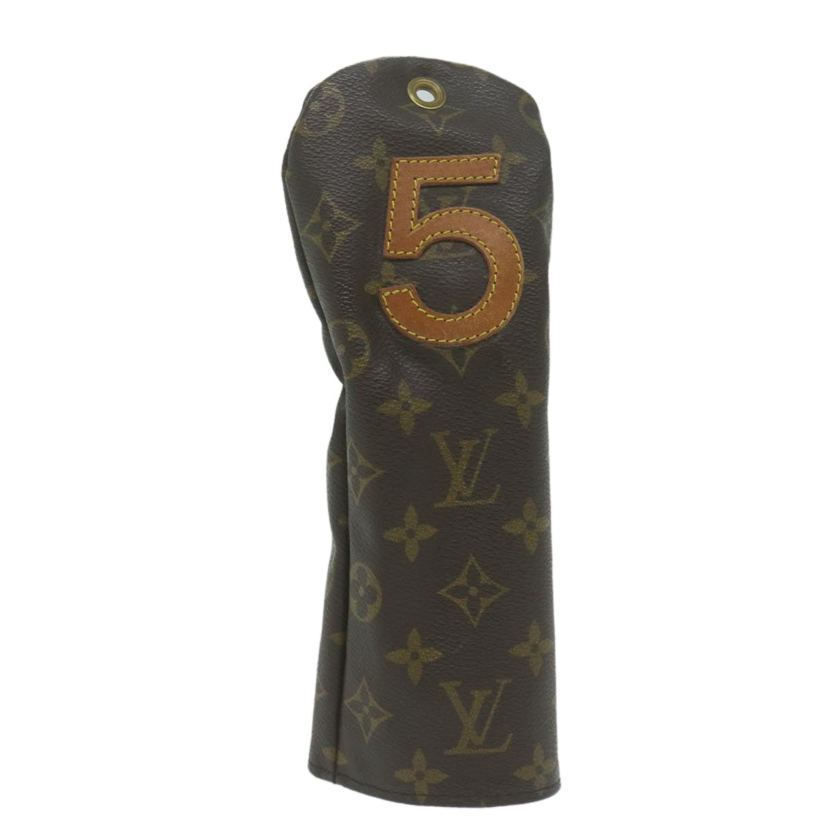 LOUIS VUITTON Monogram Golf club covers Pouch No.5 M58245 LV Auth bs11614