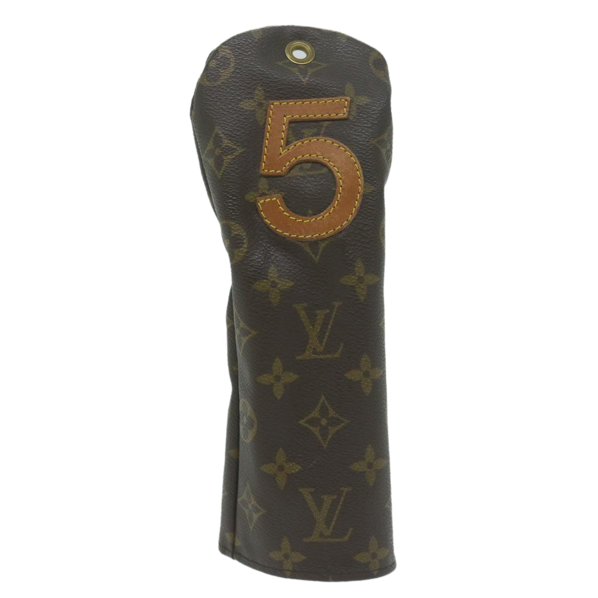 LOUIS VUITTON Monogram Golf club covers Pouch No.5 M58245 LV Auth bs11614