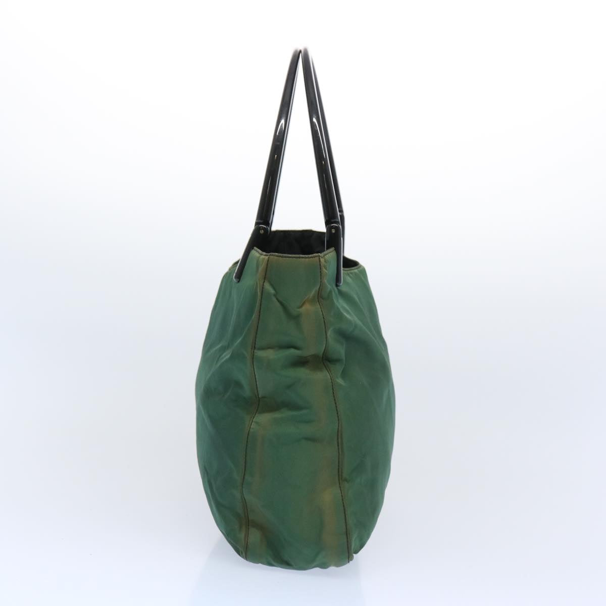 PRADA Shoulder Bag Nylon Green Auth bs11714