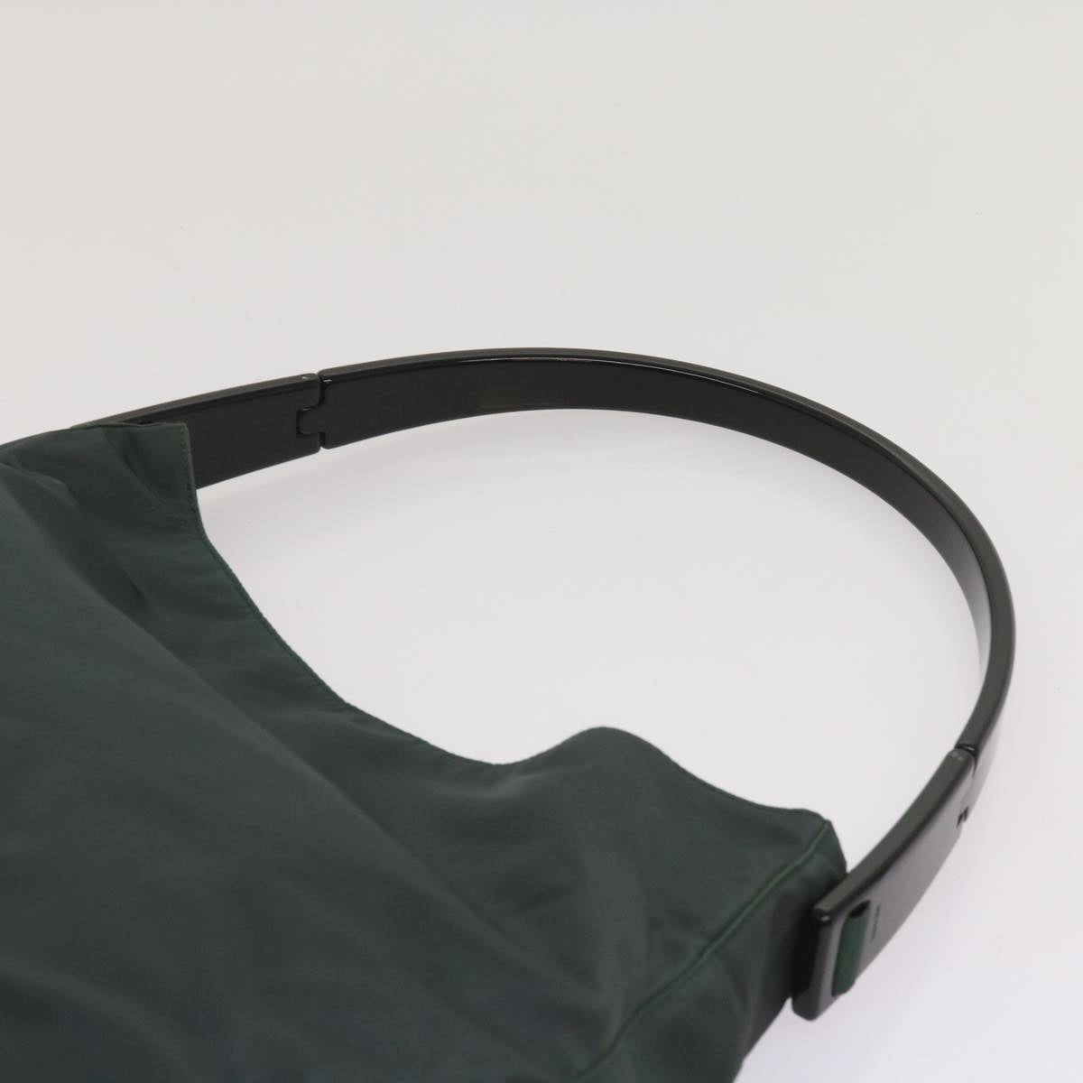 PRADA Shoulder Bag Nylon Green Auth bs11728