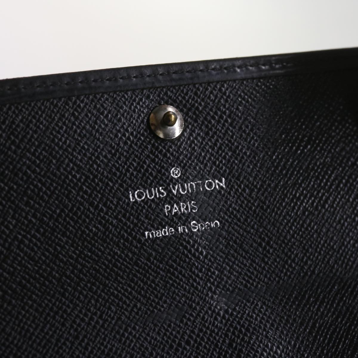 LOUIS VUITTON Epi Portefeuille Sarah Long Wallet Black M63742 LV Auth bs11744