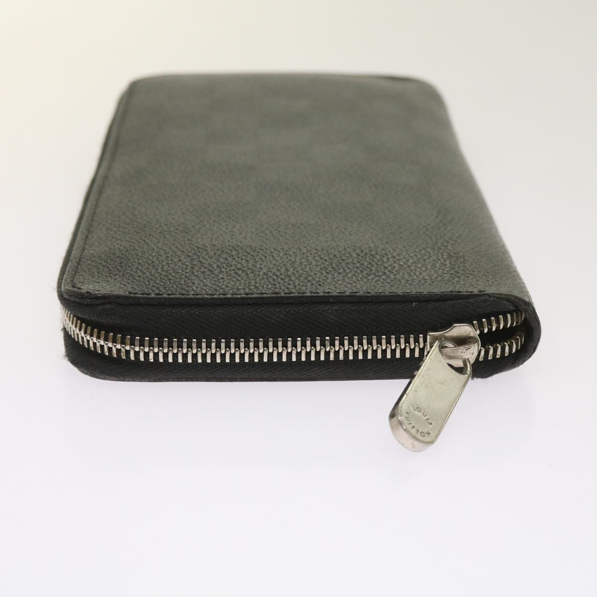 LOUIS VUITTON Damier Graphite Zippy Organizer Long Wallet N63077 LV Auth bs11749