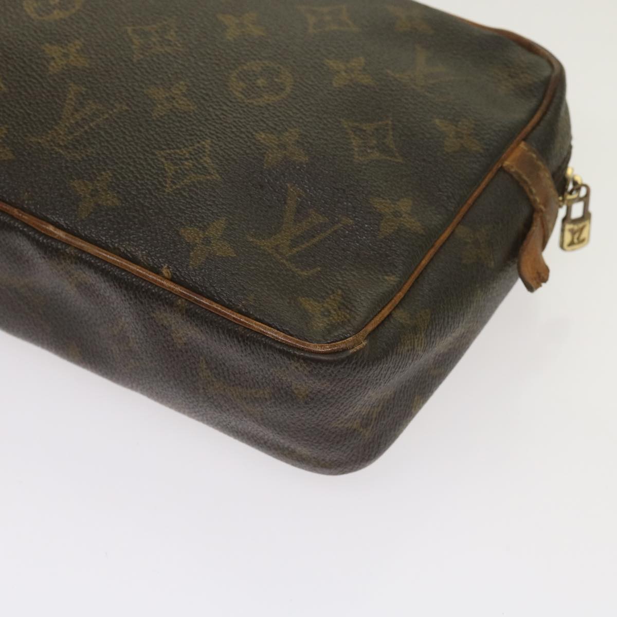 LOUIS VUITTON Monogram Compiegne 23 Clutch Bag M51847 LV Auth bs11775